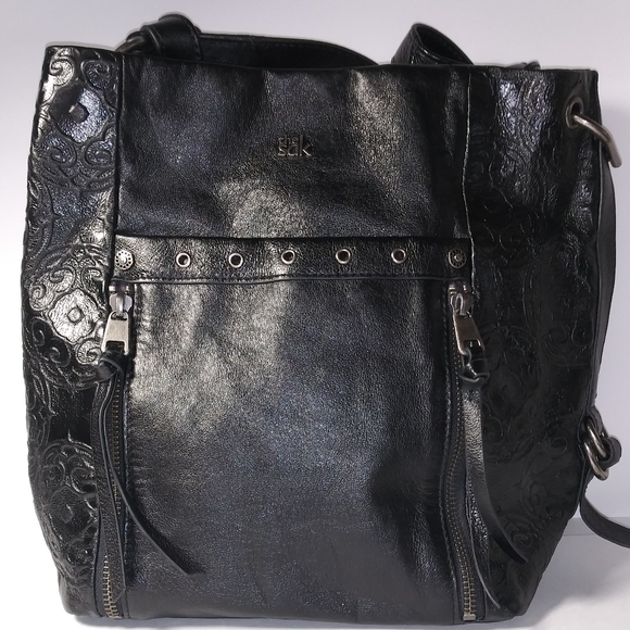 The Sak Handbags - The Sak OJAI Embossed Leather Bucket Tote